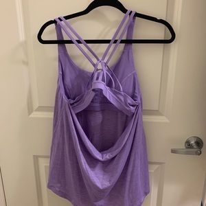 Lululemon built-in bra open back tank